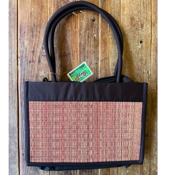 Saraye Tatami Tote Bag by Baskets of Cambodia NWT - Picture 2 of 10